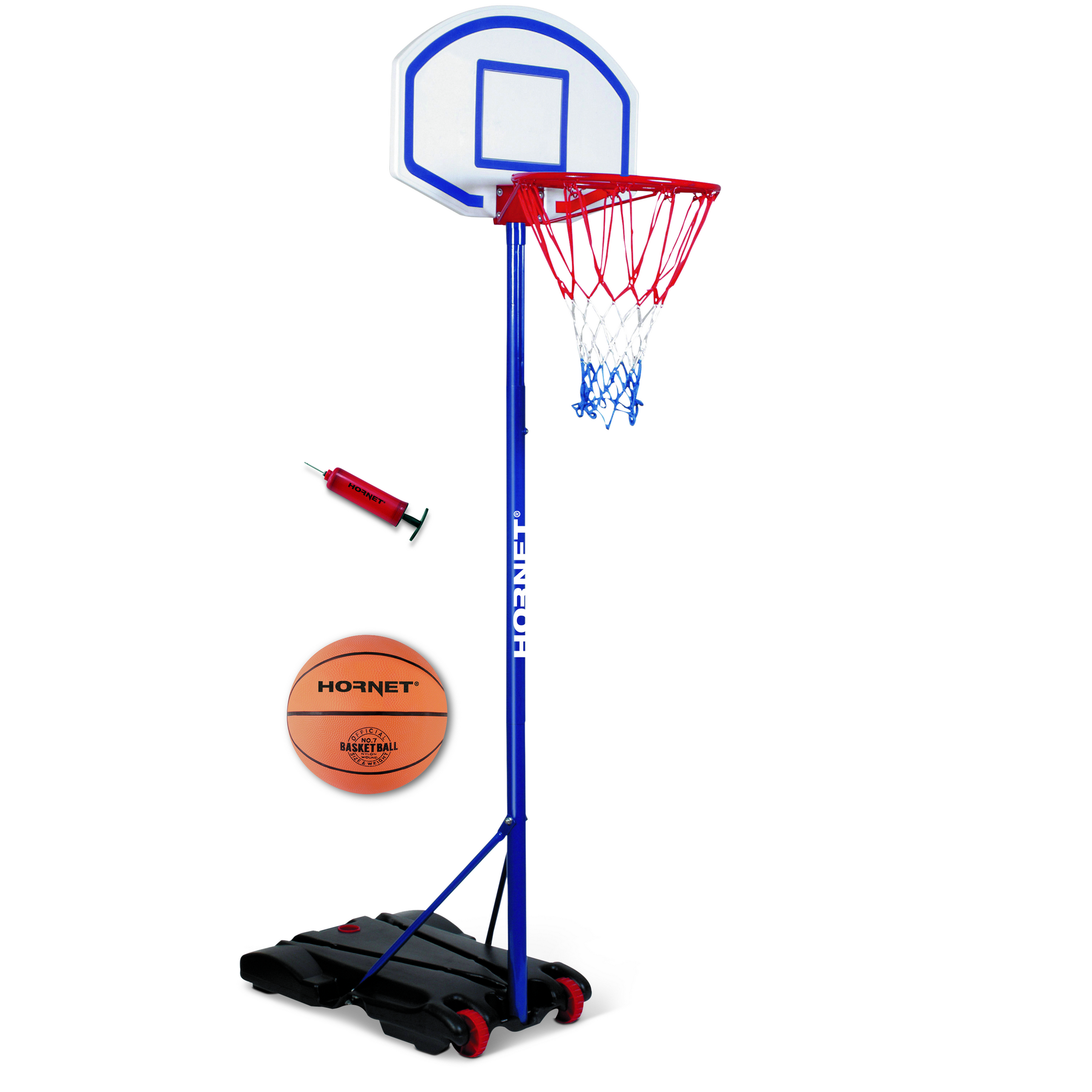 Basketballständer '205' 165-205 cm mit Ball und Pumpe + product picture