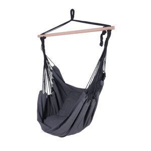 Hängesessel 'Tobago' schwarz 90 x 120 x 65 cm