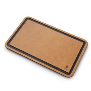 Schneidebrett braun 44,8 x 27,2 cm mit Saftrille