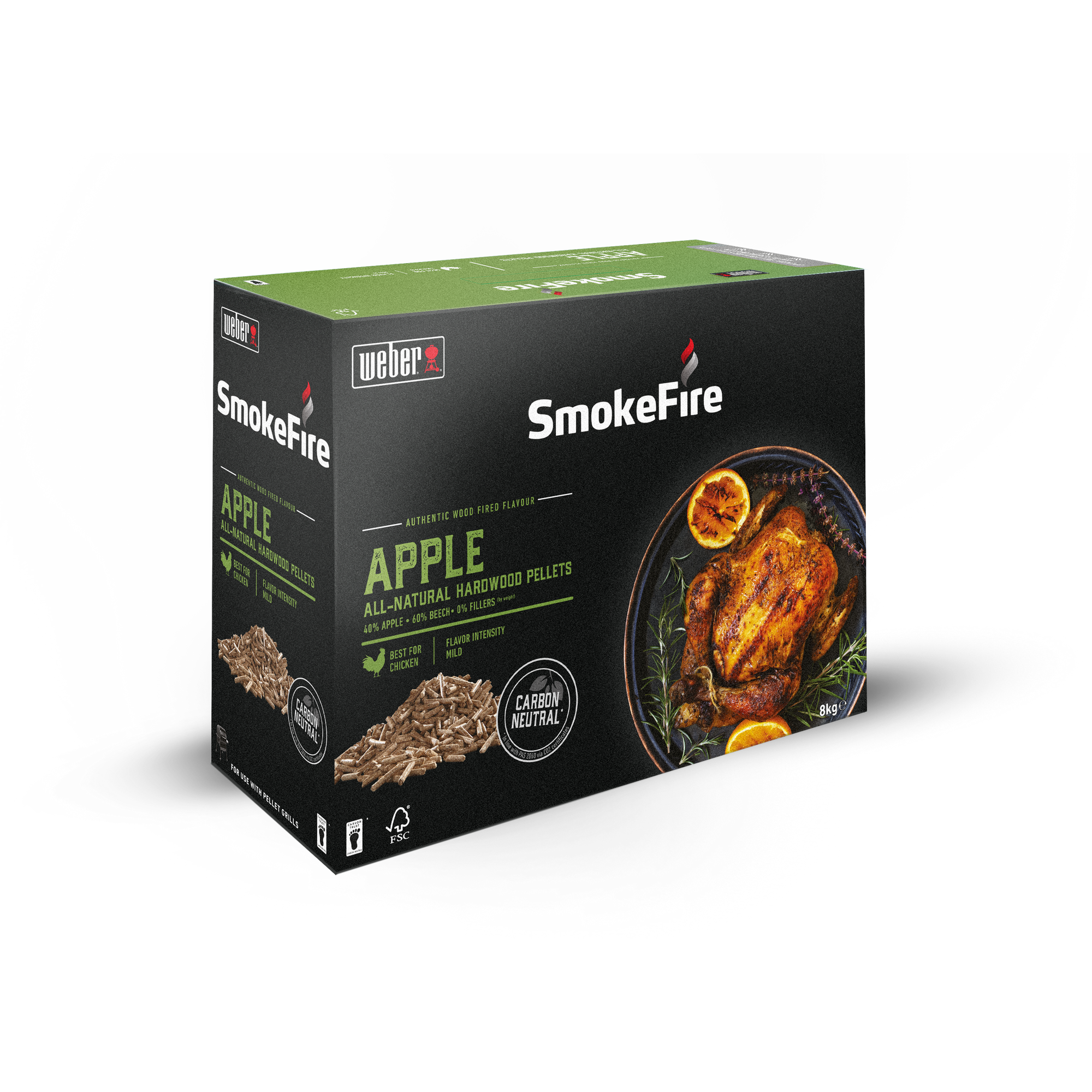 Holzpellets 'SmokeFire' Apfelholz 8 kg + product picture