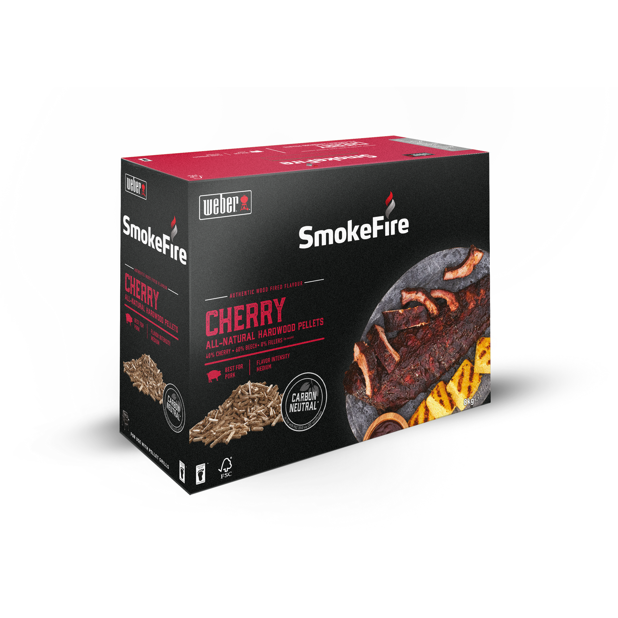 Holzpellets 'SmokeFire' Kirschholz 8 kg + product picture