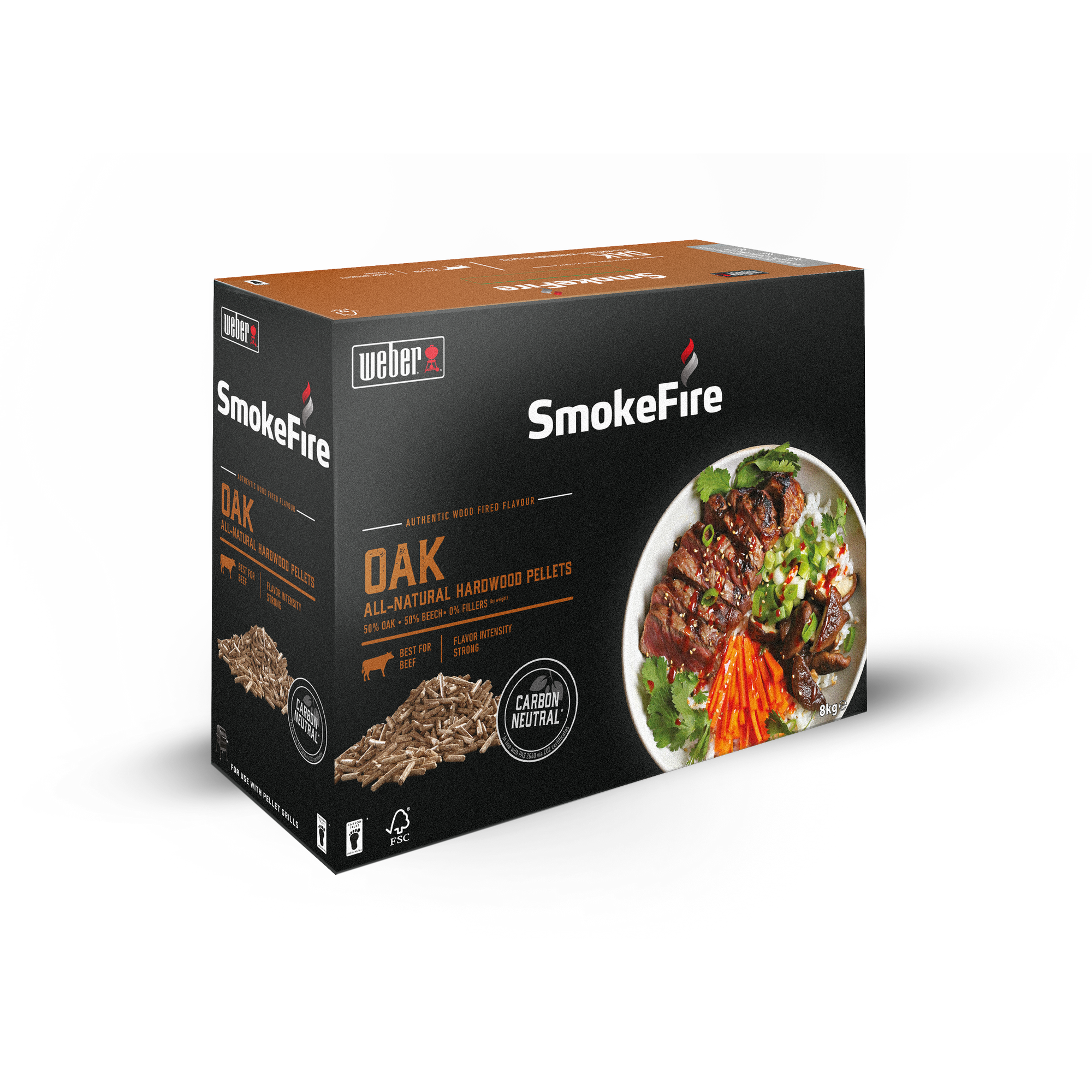 Holzpellets 'SmokeFire' Eiche 8 kg + product picture