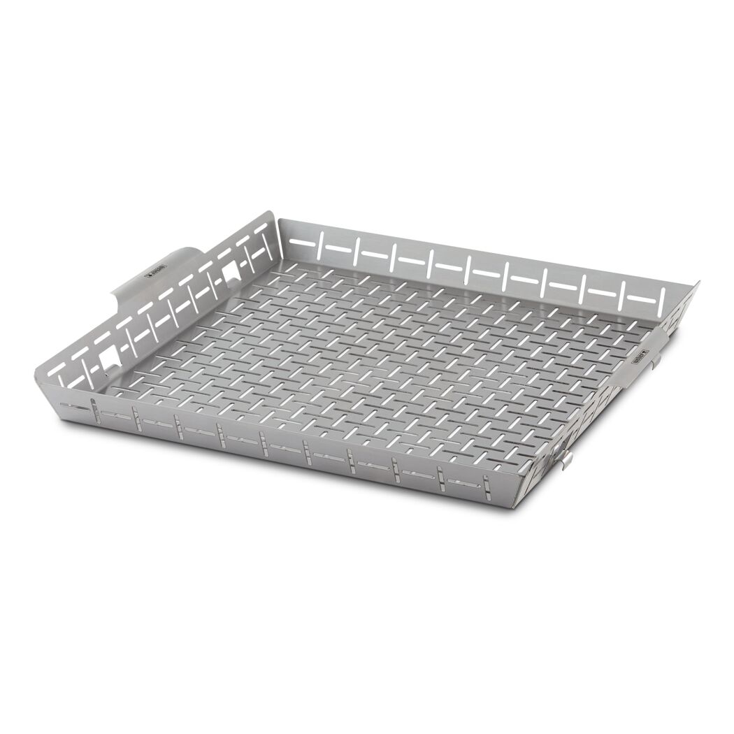 Grillkorb 'Crafted Gourmet BBQ System' Edelstahl 5 x 43,6 x 41,4 cm