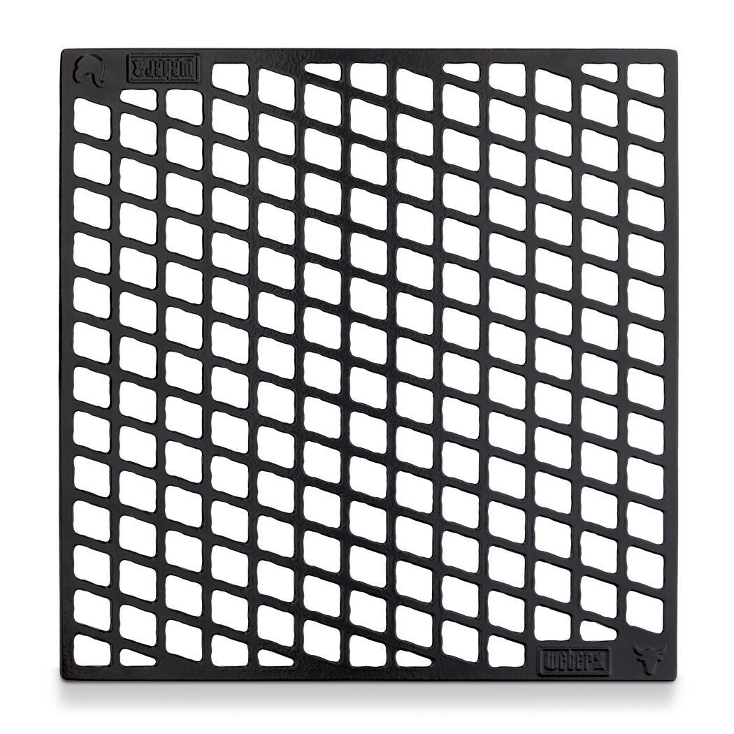 Sear Grate 'CRAFTED Gourmet BBQ System' schwarz zweiseitig 40,6 x 41,4 cm