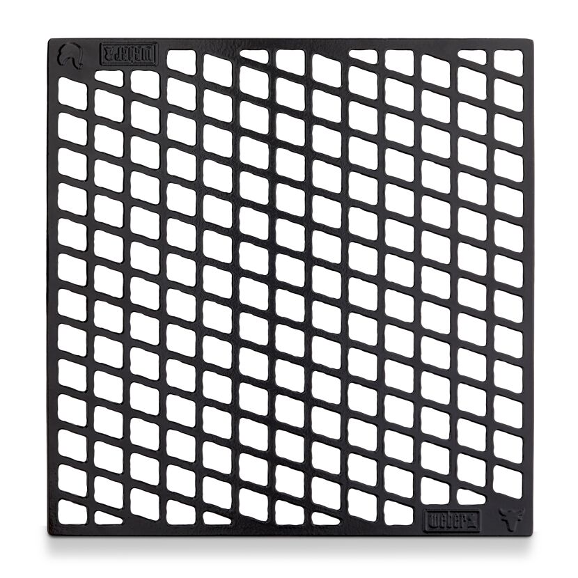 Sear Grate 'CRAFTED Gourmet BBQ System' schwarz zweiseitig 40,6 x 41,4 cm