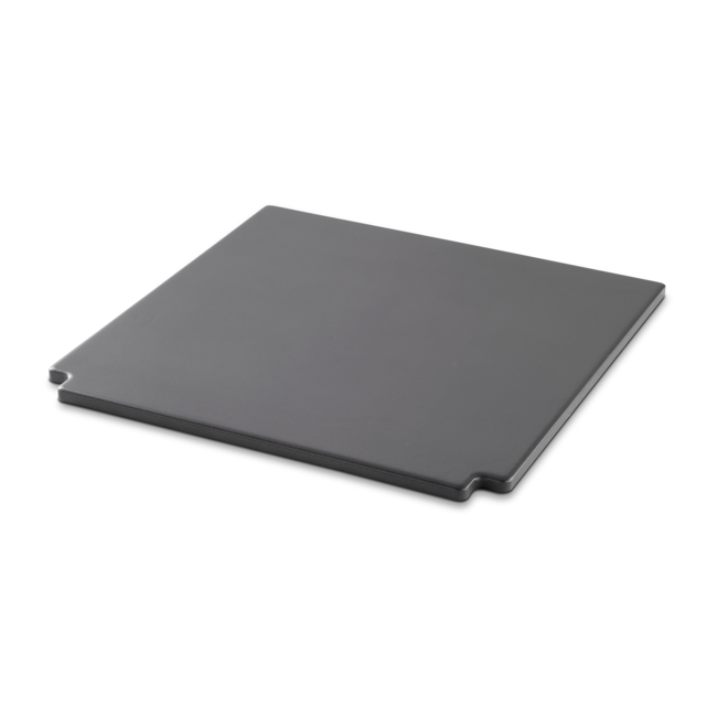 Bild von Glasierter Pizzastein 'CRAFTED Gourmet BBQ System' Cordierit grau 40,6 x 41,4 cm