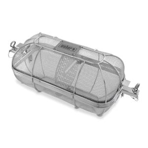 Drehspießkorb 'Crafted Gourmet BBQ System' Edelstahl 18,9 x 48,1 x 20 cm