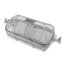 Drehspießkorb 'Crafted Gourmet BBQ System' Edelstahl 18,9 x 48,1 x 20 cm