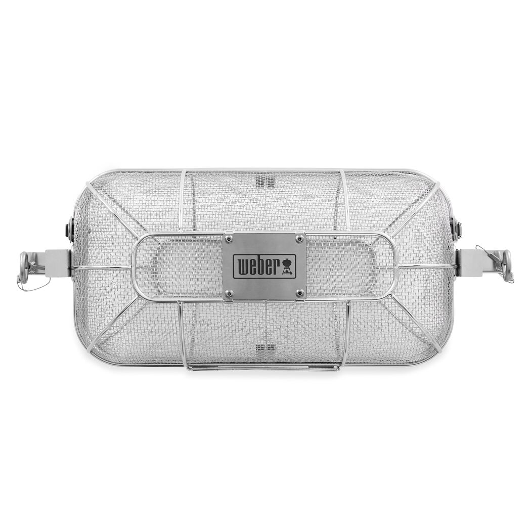 Drehspießkorb 'Crafted Gourmet BBQ System' Edelstahl 18,9 x 48,1 x 20 cm