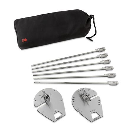 3. Bild von Spieße-Set 'Crafted Gourmet BBQ System' Edelstahl 40,6 cm, für Drehspieße