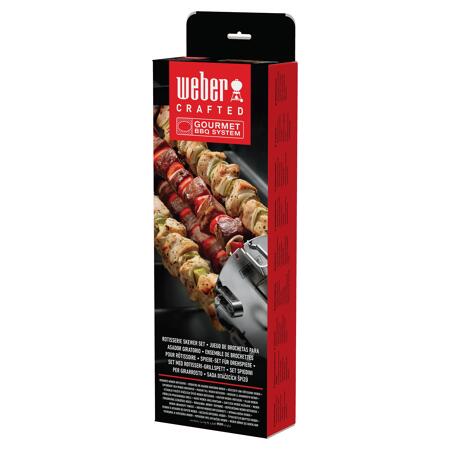 4. Bild von Spieße-Set 'Crafted Gourmet BBQ System' Edelstahl 40,6 cm, für Drehspieße
