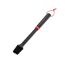 Grillpinsel schwarz 40 cm, mit Silikonborsten