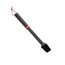 Grillpinsel schwarz 40 cm, mit Silikonborsten