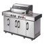 Gasgrill 'Kansas II Pro 4 SIK Turbo' 4 Brenner 153 x 64 x 118 cm