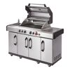 Gasgrill Kansas II Pro 4 SIK Turbo mit geöffnetem Deckel