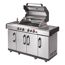 Gasgrill Kansas II Pro 4 SIK Turbo mit geöffnetem Deckel