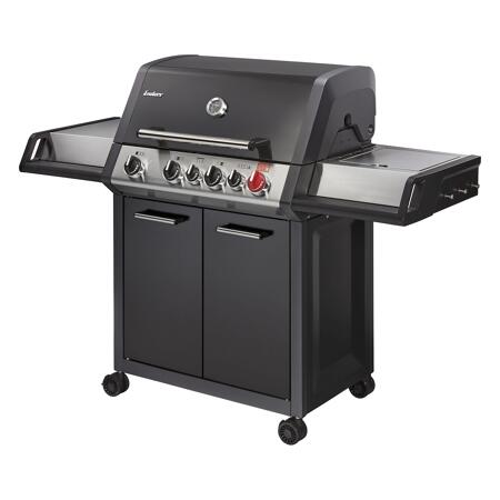 2. Bild von Gasgrill 'Monroe Black Pro 4 IK Turbo' 4 Brenner 153,5 x 58 x 118,5 cm