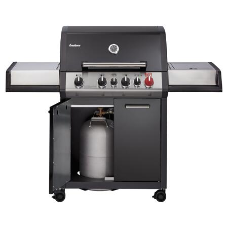 5. Bild von Gasgrill 'Monroe Black Pro 4 IK Turbo' 4 Brenner 153,5 x 58 x 118,5 cm