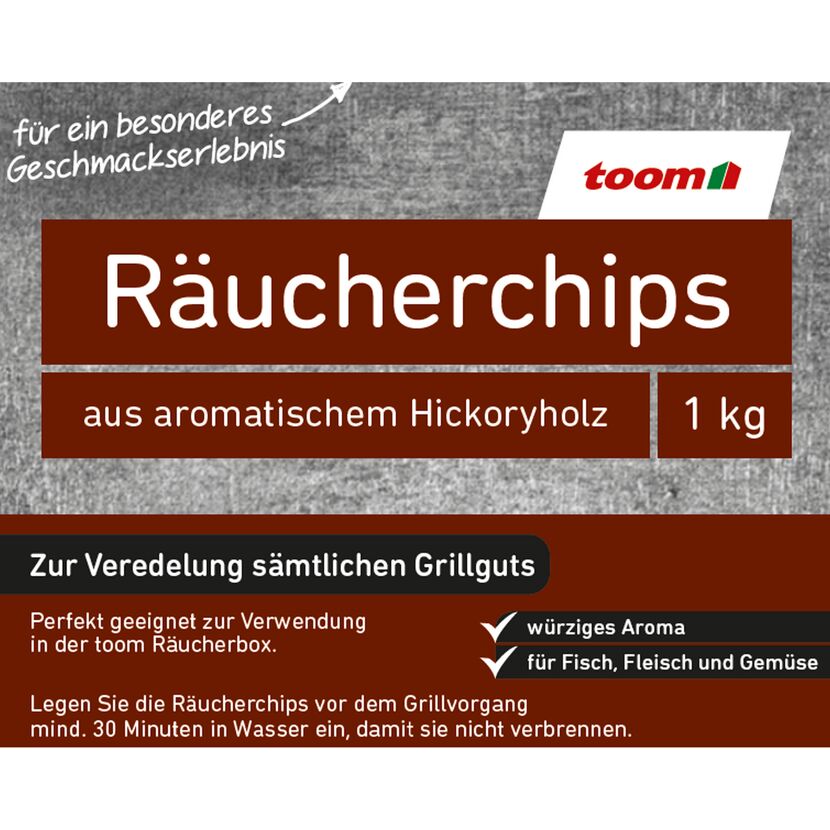 toom Räucherchips Hickoryholz 1 kg