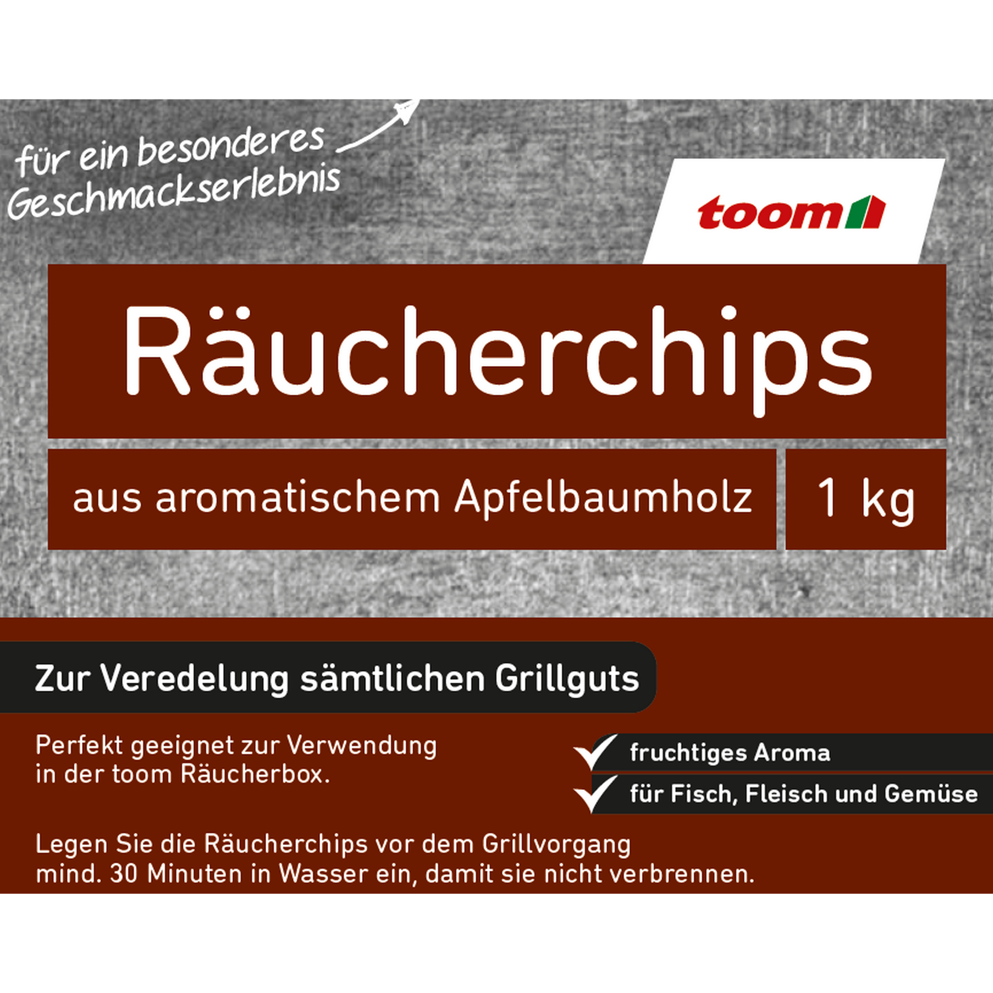 Räucherchips Apfelholz 1 kg + product picture