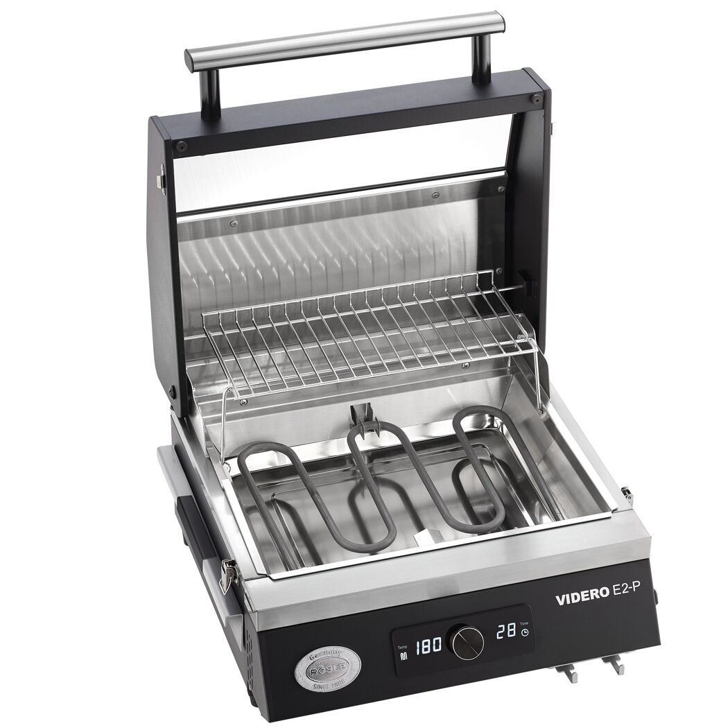 Elektrogrill Videro E2-P geöffnet