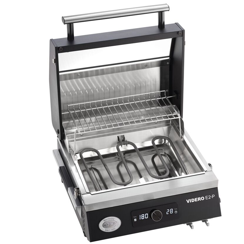 Elektrogrill Videro E2-P geöffnet