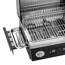 Elektro-Tischgrill 'Videro E2-P' schwarz 2800 W