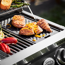 Grillplatte 'Videro G2-P/E2-P' schwarz 19,5 x 32,5 cm