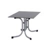 Klapptisch silber 120 x 80 cm