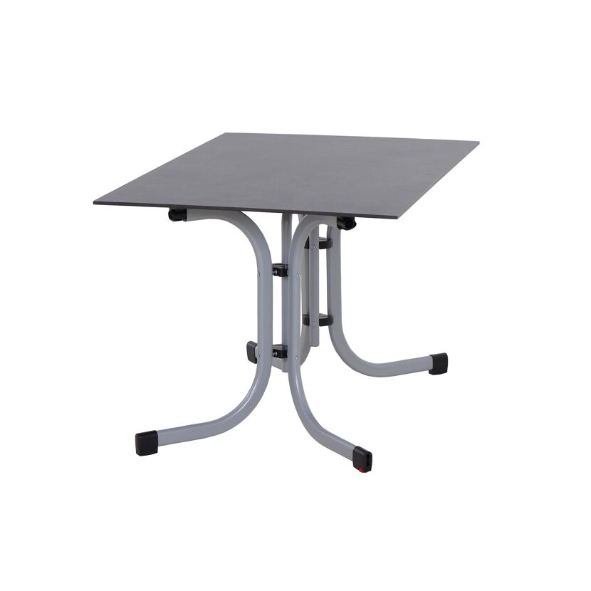 Klapptisch silber 120 x 80 cm