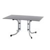Klapptisch Sola 140x90cm silber