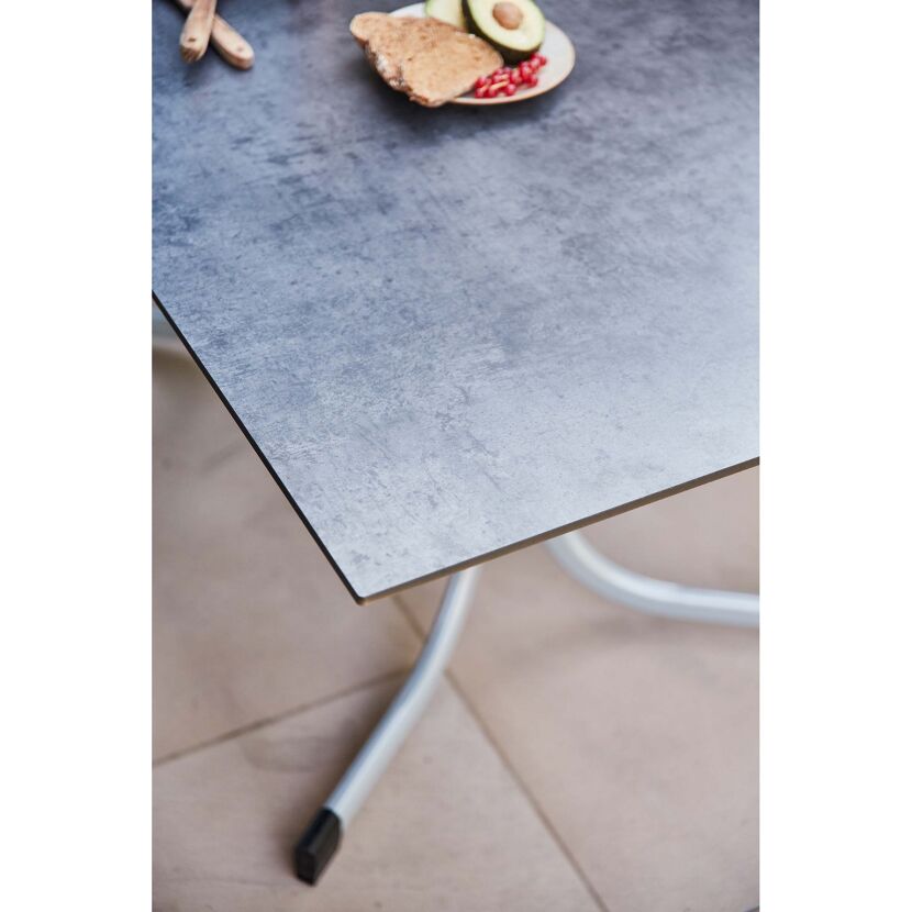 Klapptisch Sola 140x90cm silber