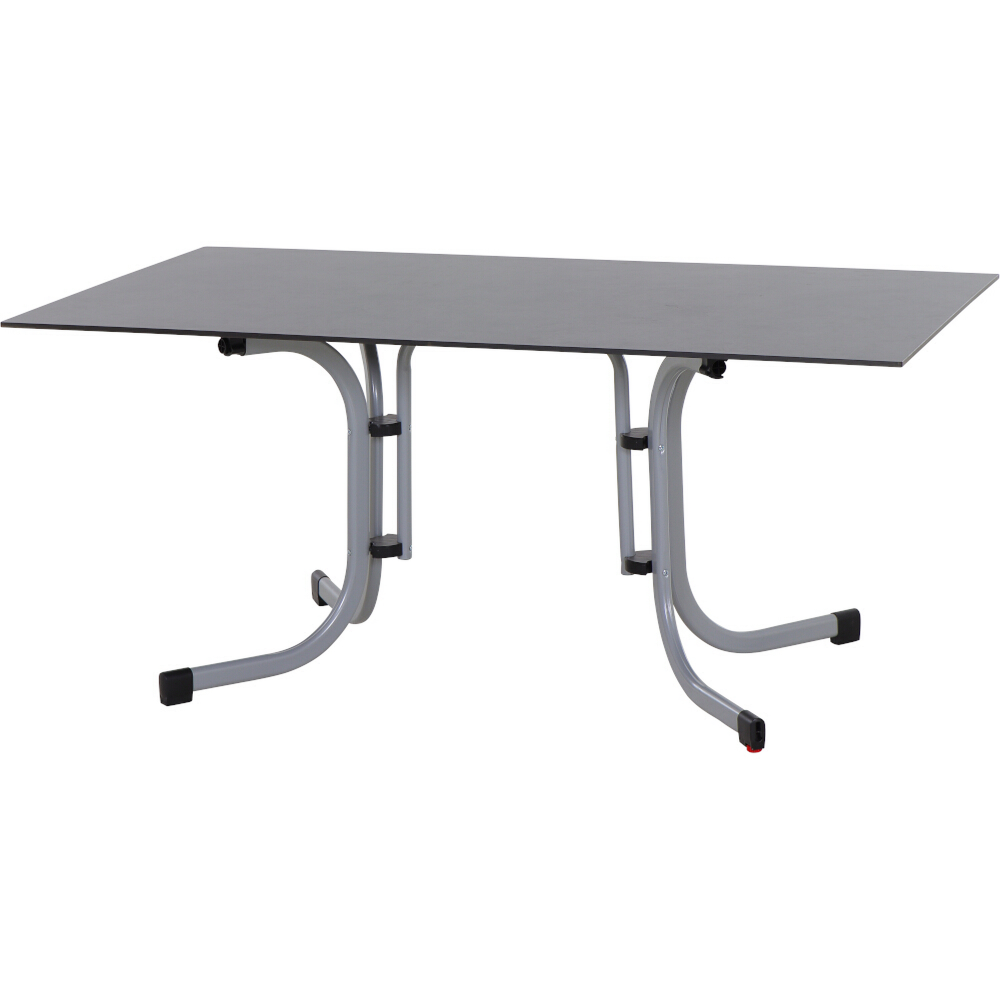 Klapptisch 'Sola' silber 160 x 90 cm