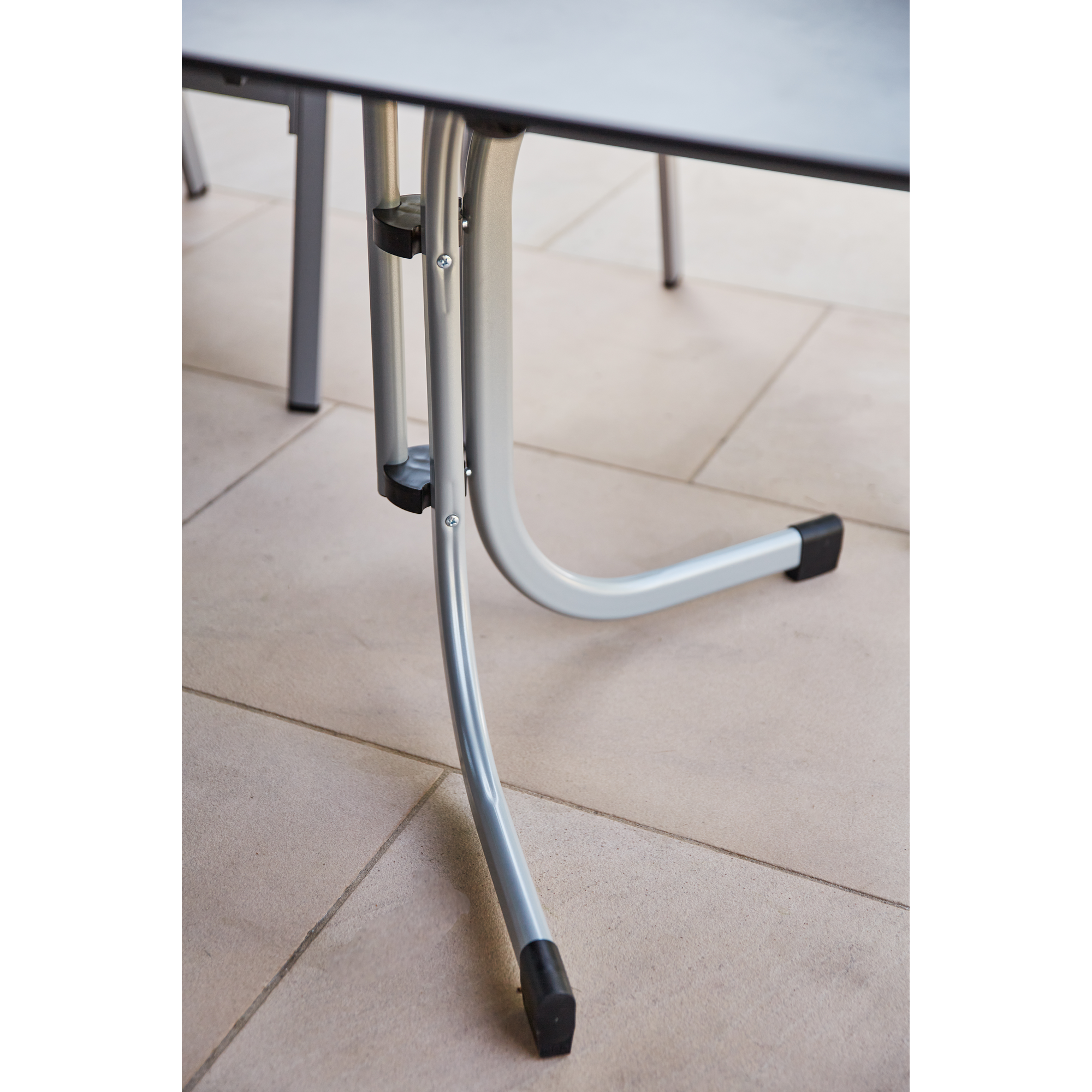 Klapptisch 'Sola' silber 160 x 90 cm