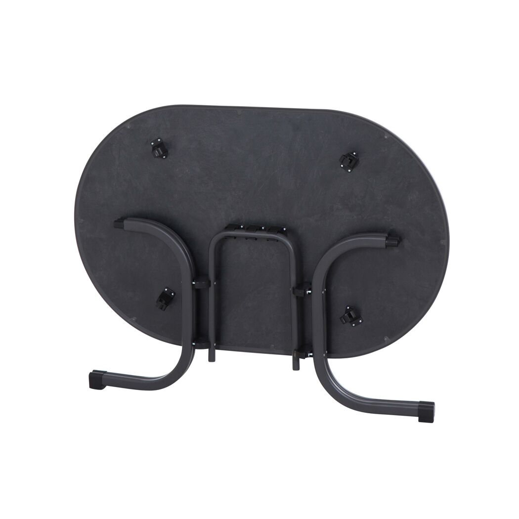 Klapptisch Paco 140x90cm anthrazit, Unterseite