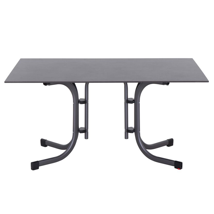 Anthrazitfarbener Klapptisch Sola 140x90cm