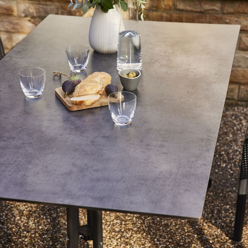 Gartentisch 'Sola' klappbar Stahl 90 x 70 x 160 cm