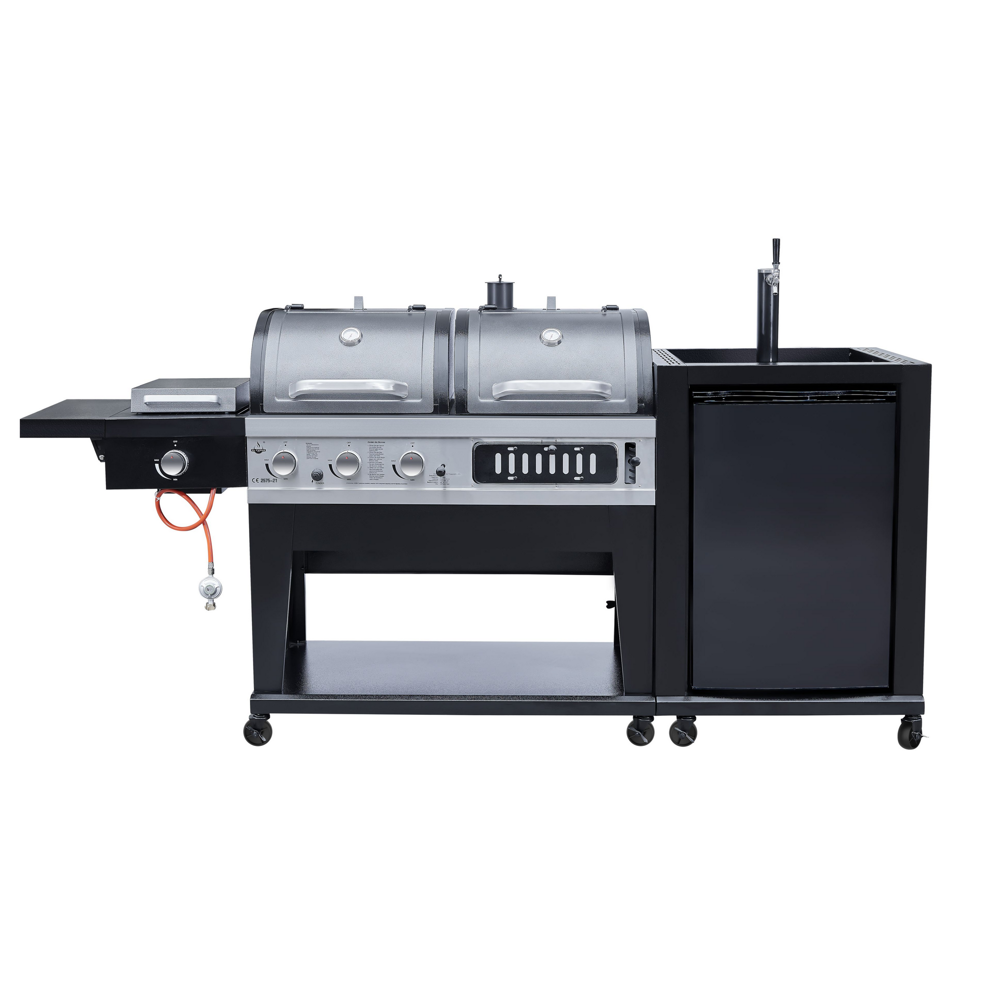 Kombigrill 3-in-1 mit Bierkühler und Zapfanlage 4 Brenner 2,93 kW + product picture