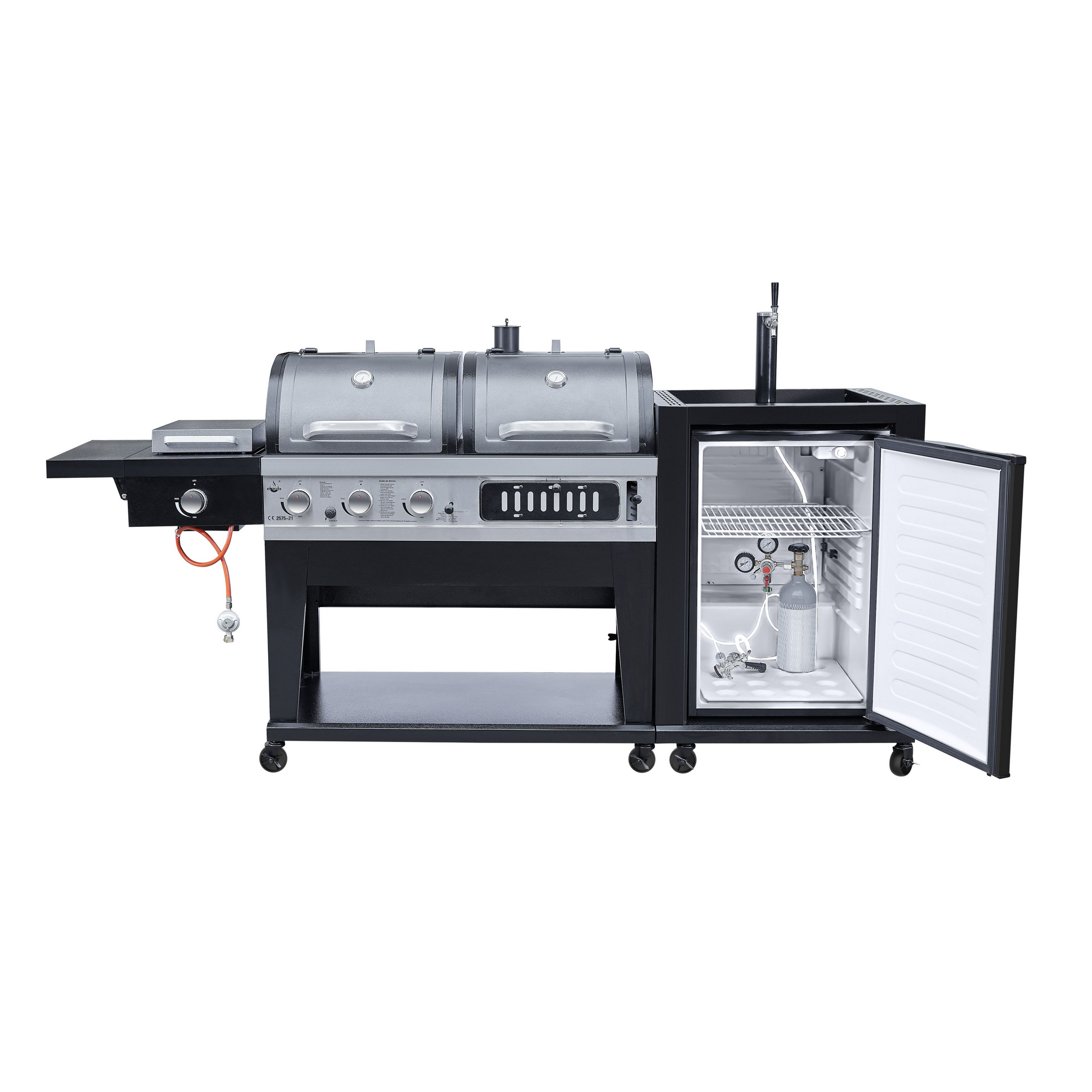 Kombigrill 3-in-1 mit Bierkühler und Zapfanlage 4 Brenner 2,93 kW + product picture