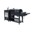 Kombigrill schwarz 236 x 138 x 68 cm