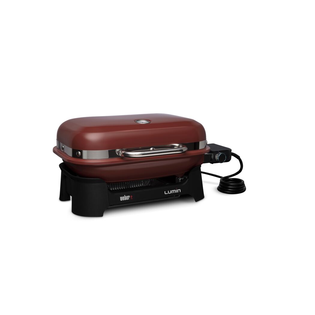 Elektrischer Tischgrill Weber Lumin Compact, rot