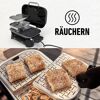 Fischfilets werden auf dem Lumin Compact Elektrogrill geräuchert.