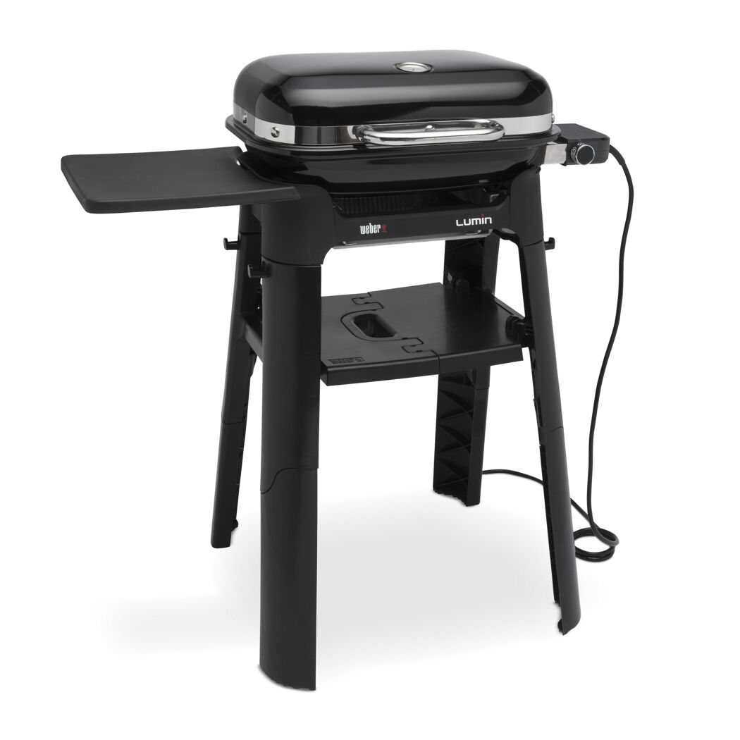 Weber Lumin Compact Elektrogrill schwarz mit Stand