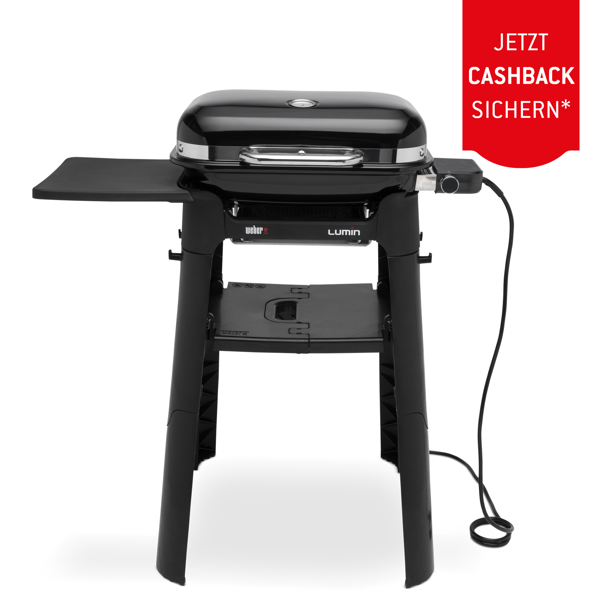 Elektrogrill 'Lumin Compact' schwarz 2200 W 73,5 x 91 x 56 cm
