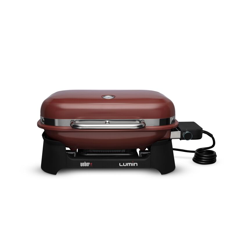 Elektrischer Tischgrill Weber Lumin rot