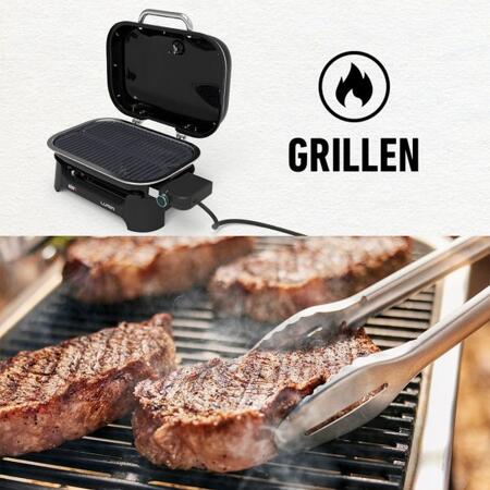 8. Bild von Elektrogrill 'Lumin' schwarz 2200 W 90 x 94 x 56 cm