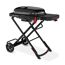 Tragbarer Gasgrill Weber Traveler Stealth schwarz