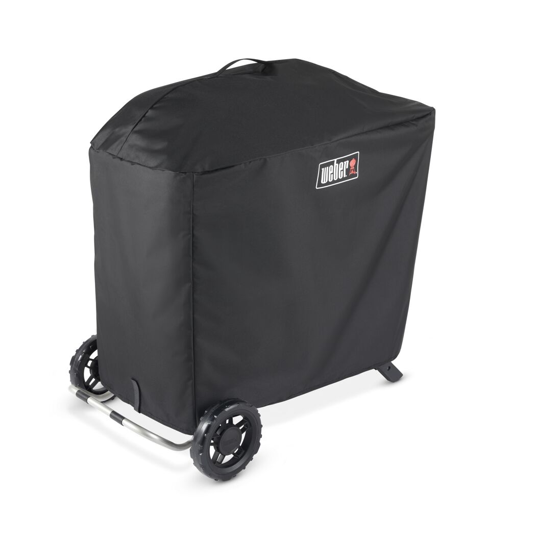 Schwarze Weber Grillabdeckung