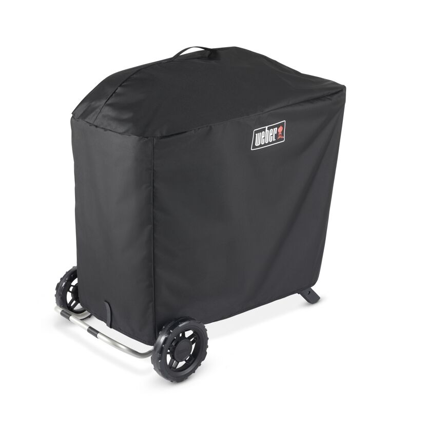 Schwarze Weber Grillabdeckung