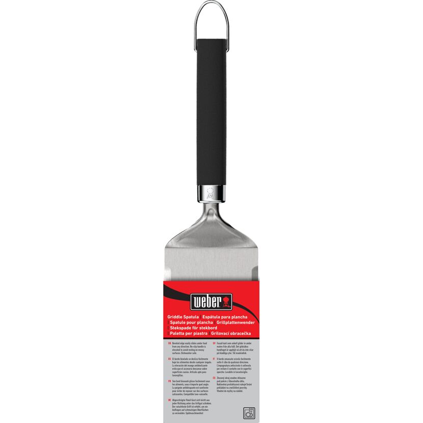 Weber Grillplattenwender mit schwarzem Griff